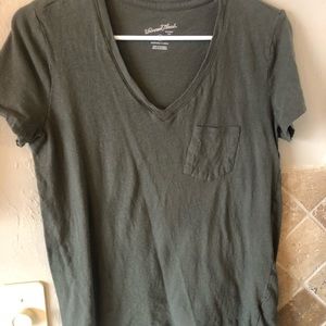 Olive Pocket Tee